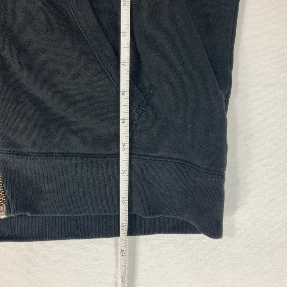 Polo Ralph Lauren Mens Full Zip Hoodie Black Yellow Pony Logo Fleece Size L - Picture 5 of 5